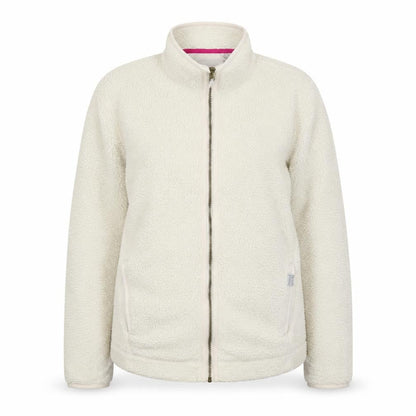 Joules Women's Ivory Full Zip Fleece Jacket Size 10