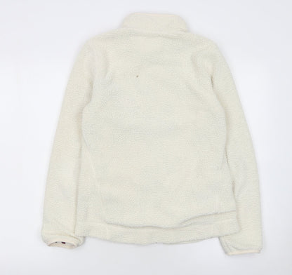 Joules Women's Ivory Full Zip Fleece Jacket Size 10