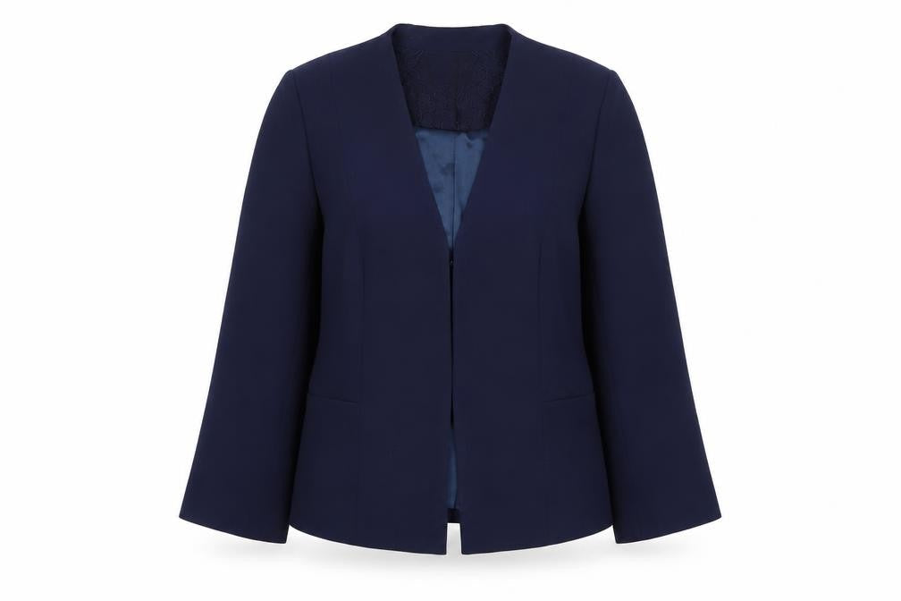 Womens UK Size 10 Jenny Packham Regular Blue Blazer