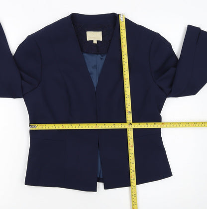 Womens UK Size 10 Jenny Packham Regular Blue Blazer