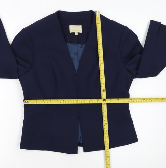 Womens UK Size 10 Jenny Packham Regular Blue Blazer