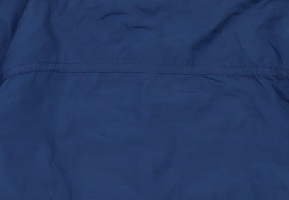 GAP Kids Boys Blue Hooded Windbreaker Jacket 8-9 Years