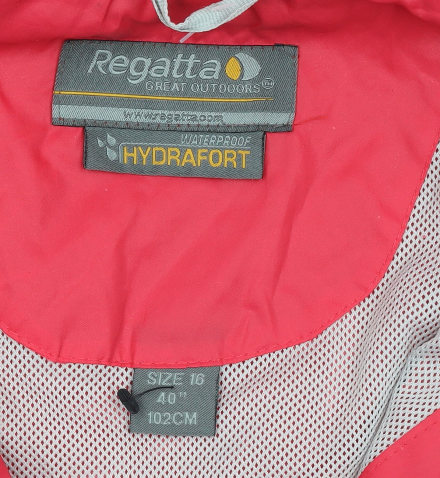 Womens UK Size 16 Regatta Red Rain Coat
