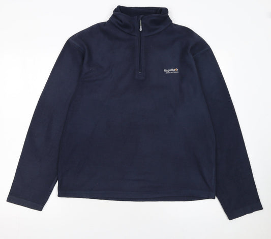 Mens UK Size M Regatta Blue Pullover Sweatshirt