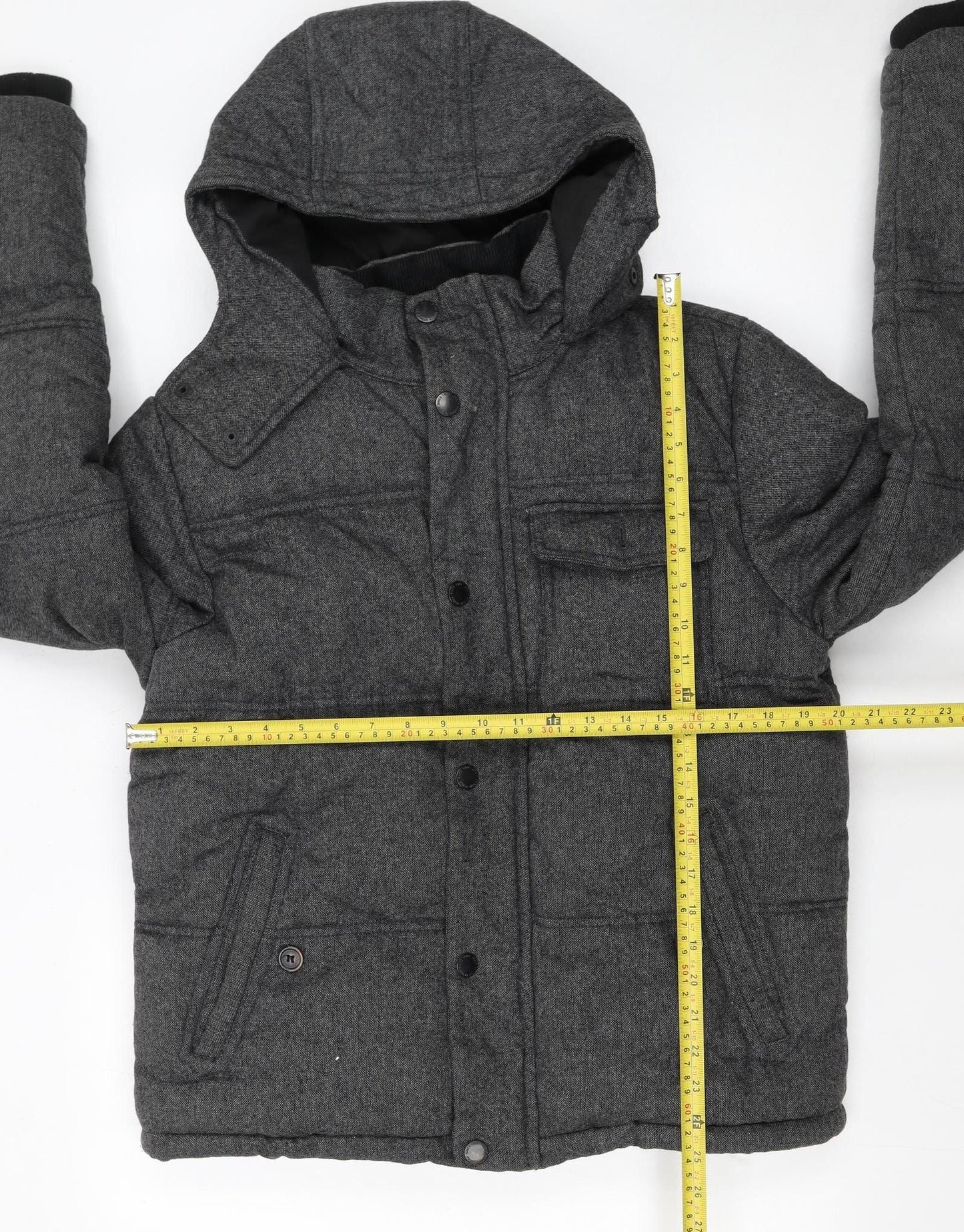 Mens UK Size M Burton Menswear London Grey Puffer Jacket