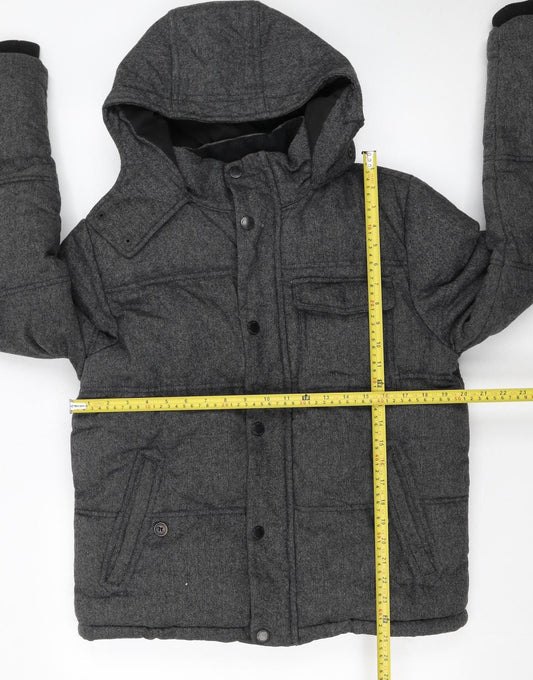 Mens UK Size M Burton Menswear London Grey Puffer Jacket