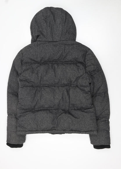 Mens UK Size M Burton Menswear London Grey Puffer Jacket