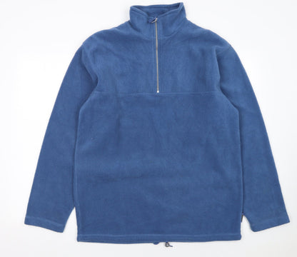 Mens UK Size S ZANTOS Blue Pullover Sweatshirt