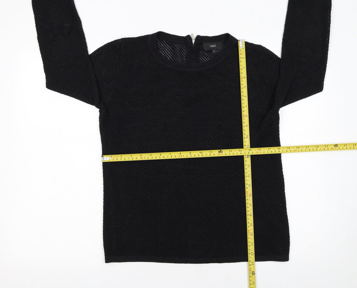 Womens UK Size 10 NEXT Black Pullover Jumper