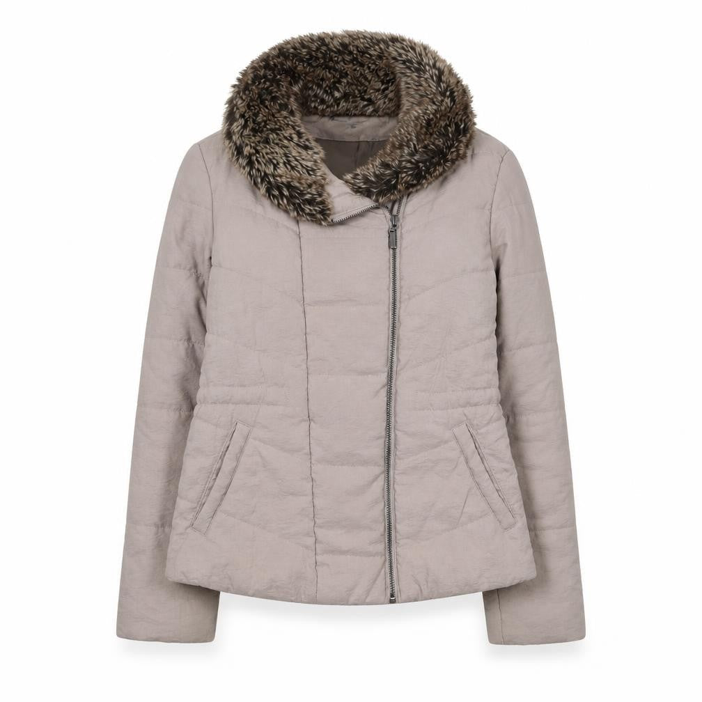 Womens UK Size 8 Laura Ashley Beige Puffer Jacket