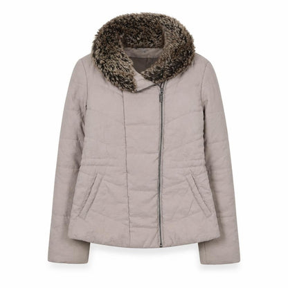 Womens UK Size 8 Laura Ashley Beige Puffer Jacket