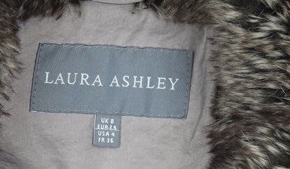 Womens UK Size 8 Laura Ashley Beige Puffer Jacket