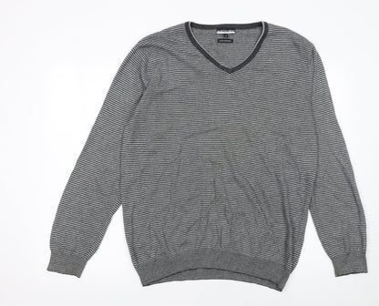 Mens UK Size M Austin Reed Grey Pullover Jumper