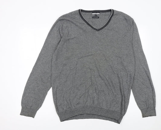 Mens UK Size M Austin Reed Grey Pullover Jumper