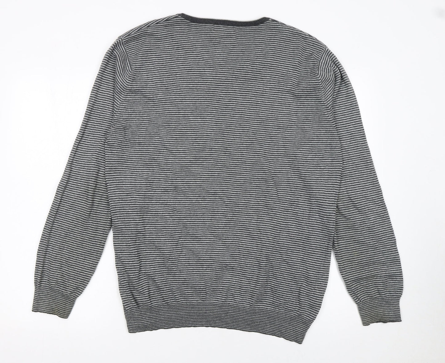 Mens UK Size M Austin Reed Grey Pullover Jumper