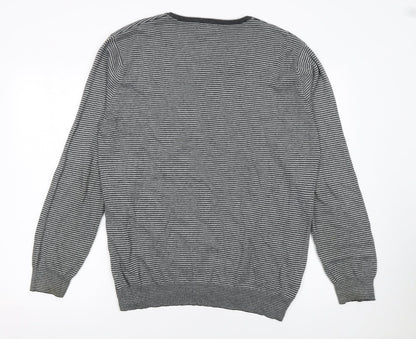 Mens UK Size M Austin Reed Grey Pullover Jumper