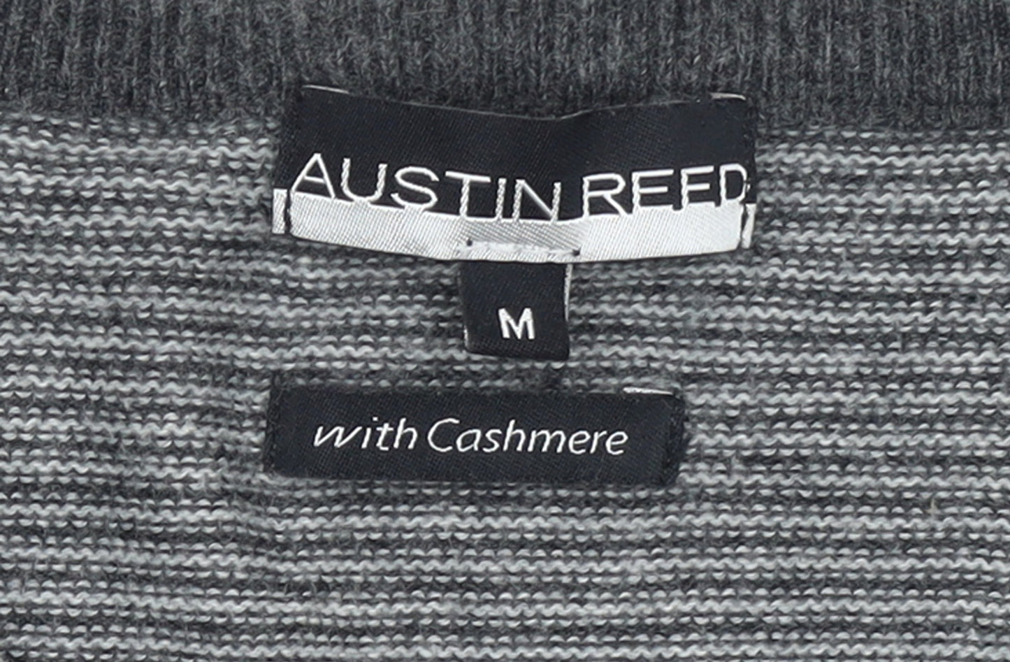 Mens UK Size M Austin Reed Grey Pullover Jumper