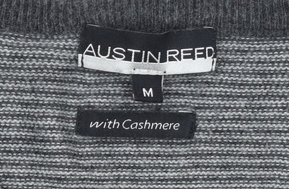 Mens UK Size M Austin Reed Grey Pullover Jumper
