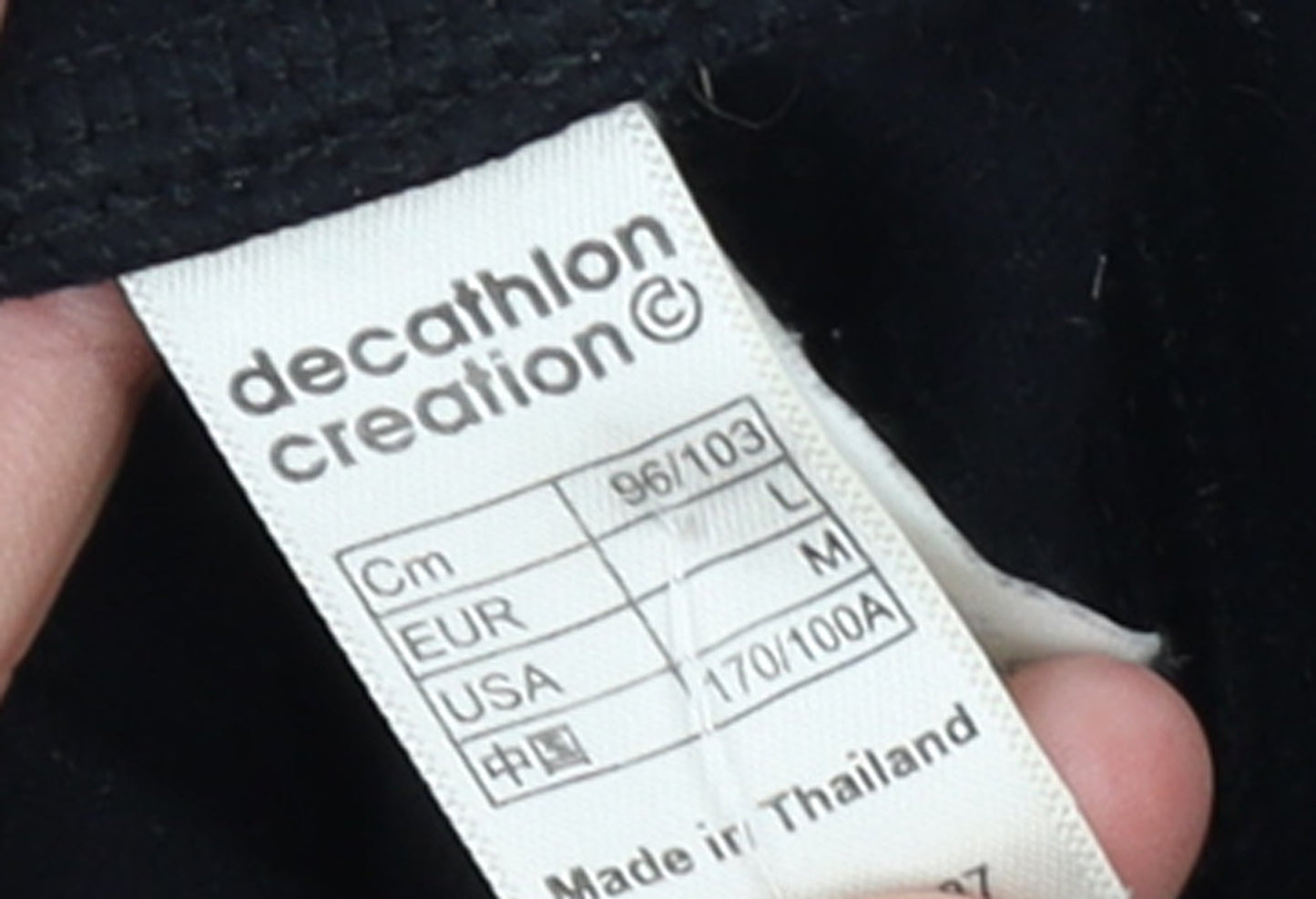 Womens UK Size L Quechua Black Pullover Sweatshirt