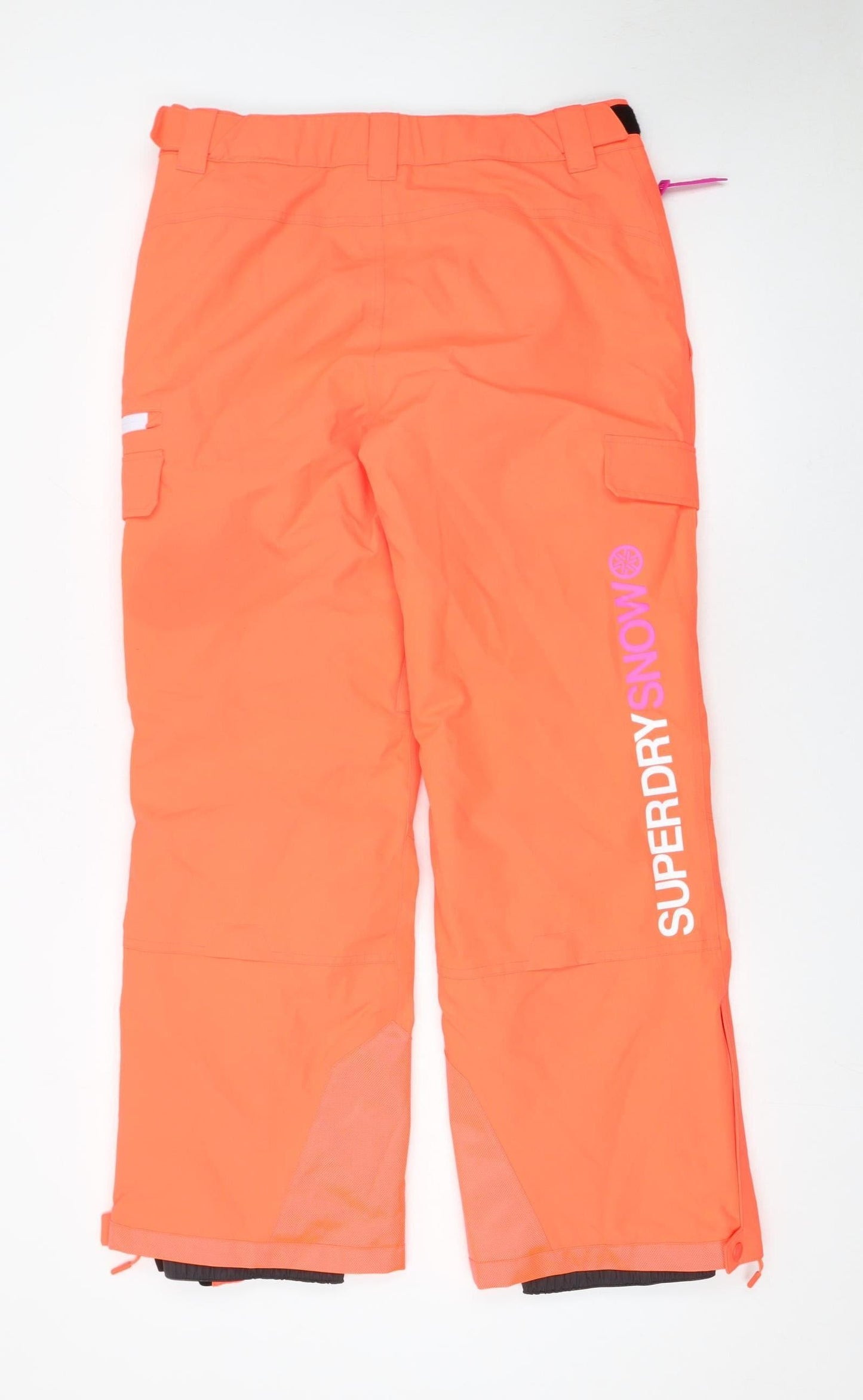 Womens UK Size 12 Superdry Regular Fit Snow Pants Orange Trousers