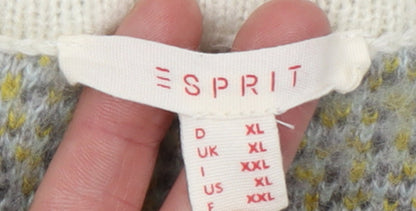 Womens UK Size XL Esprit Ivory Pullover Jumper
