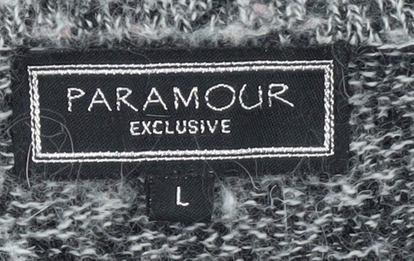 Womens UK Size L Paramour Grey Cardigan Jumper