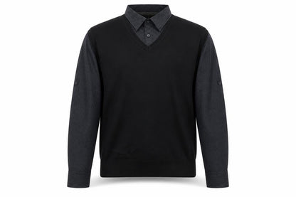 Mens UK Size L NEXT Black Pullover Jumper
