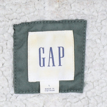 Womens UK Size L Gap Green Parka Coat