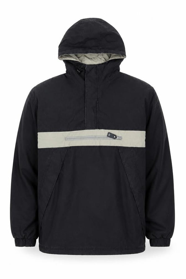 Mens UK Size M H·K·A Black Anorak Coat