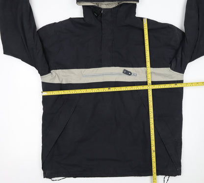 Mens UK Size M H·K·A Black Anorak Coat