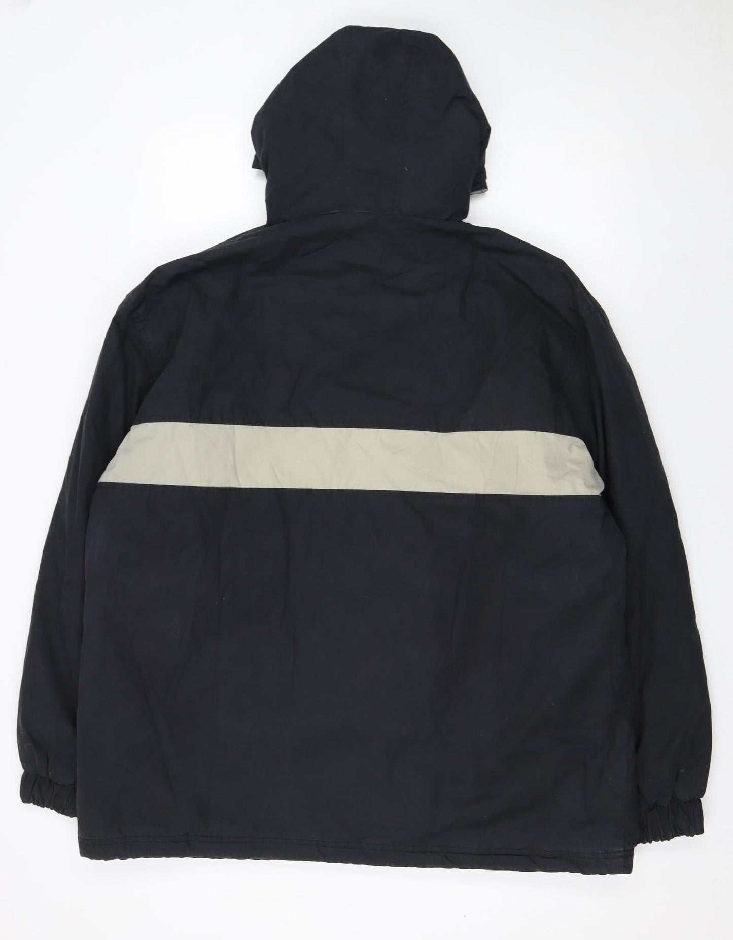Mens UK Size M H·K·A Black Anorak Coat