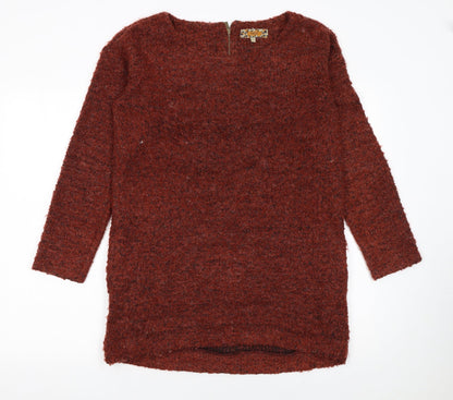 Womens UK Size 12 NEXT Brown Pullover Jumper