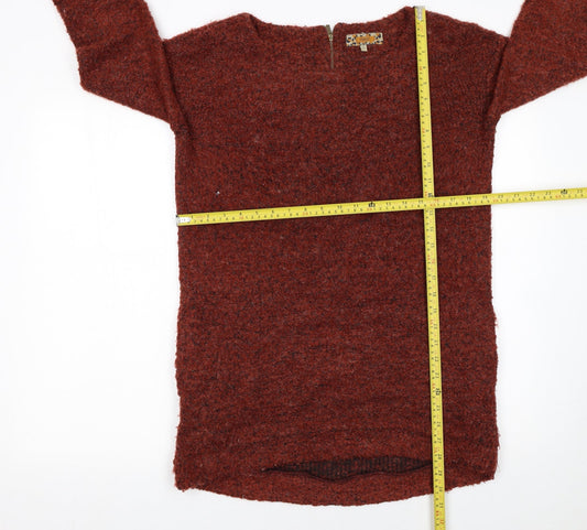 Womens UK Size 12 NEXT Brown Pullover Jumper