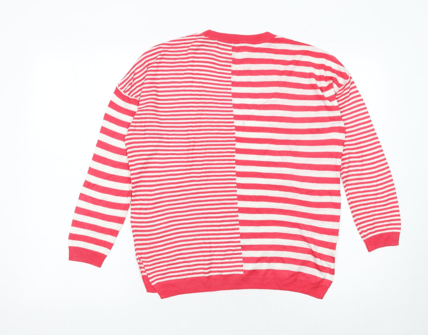 Womens UK Size M Marks and Spencer Red Pullover Jumper