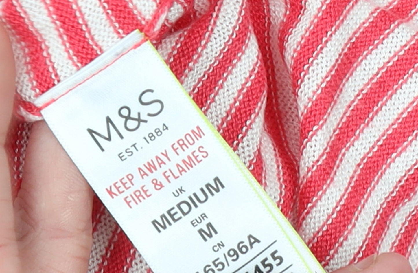 Womens UK Size M Marks and Spencer Red Pullover Jumper