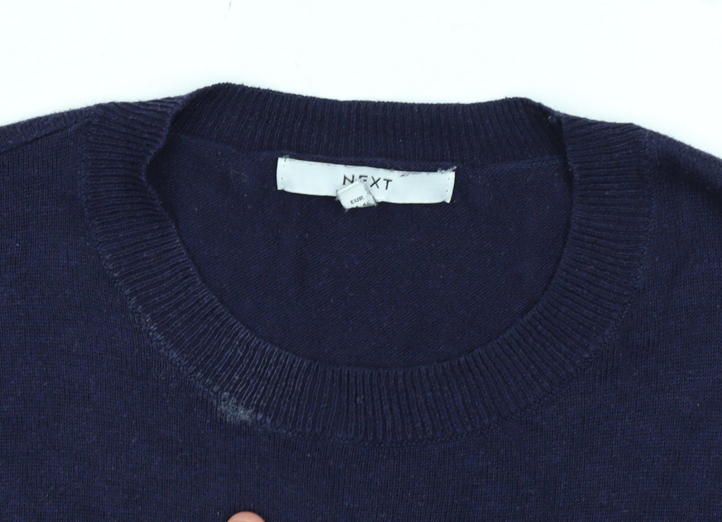 Womens UK Size L NEXT Blue Pullover Jumper