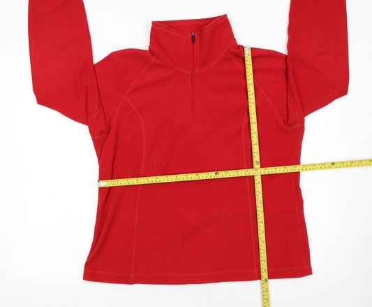 Mens UK Size L Lands' End Red Pullover Sweatshirt