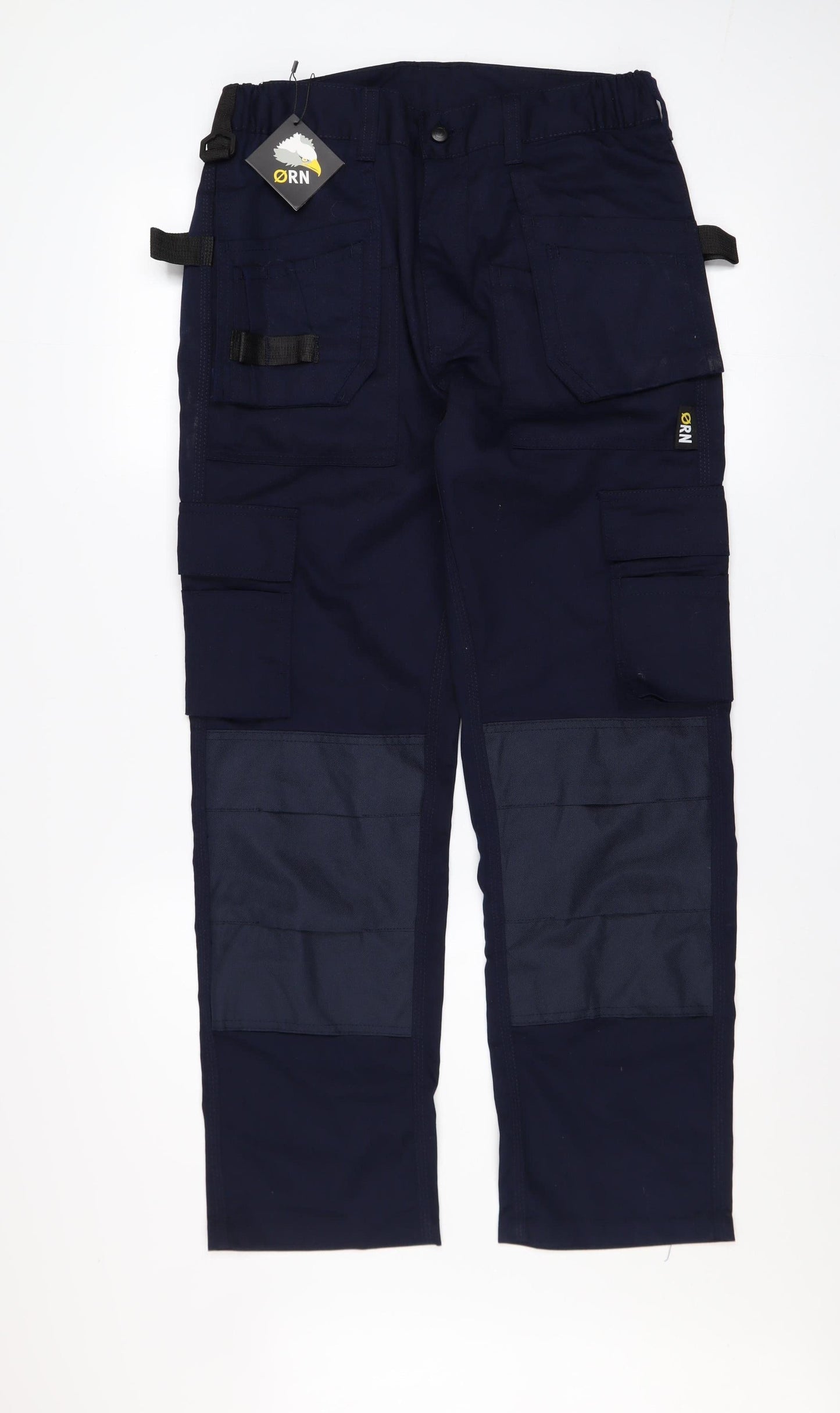 Mens UK Size 30S ORN Regular Fit Cargo Blue Trousers