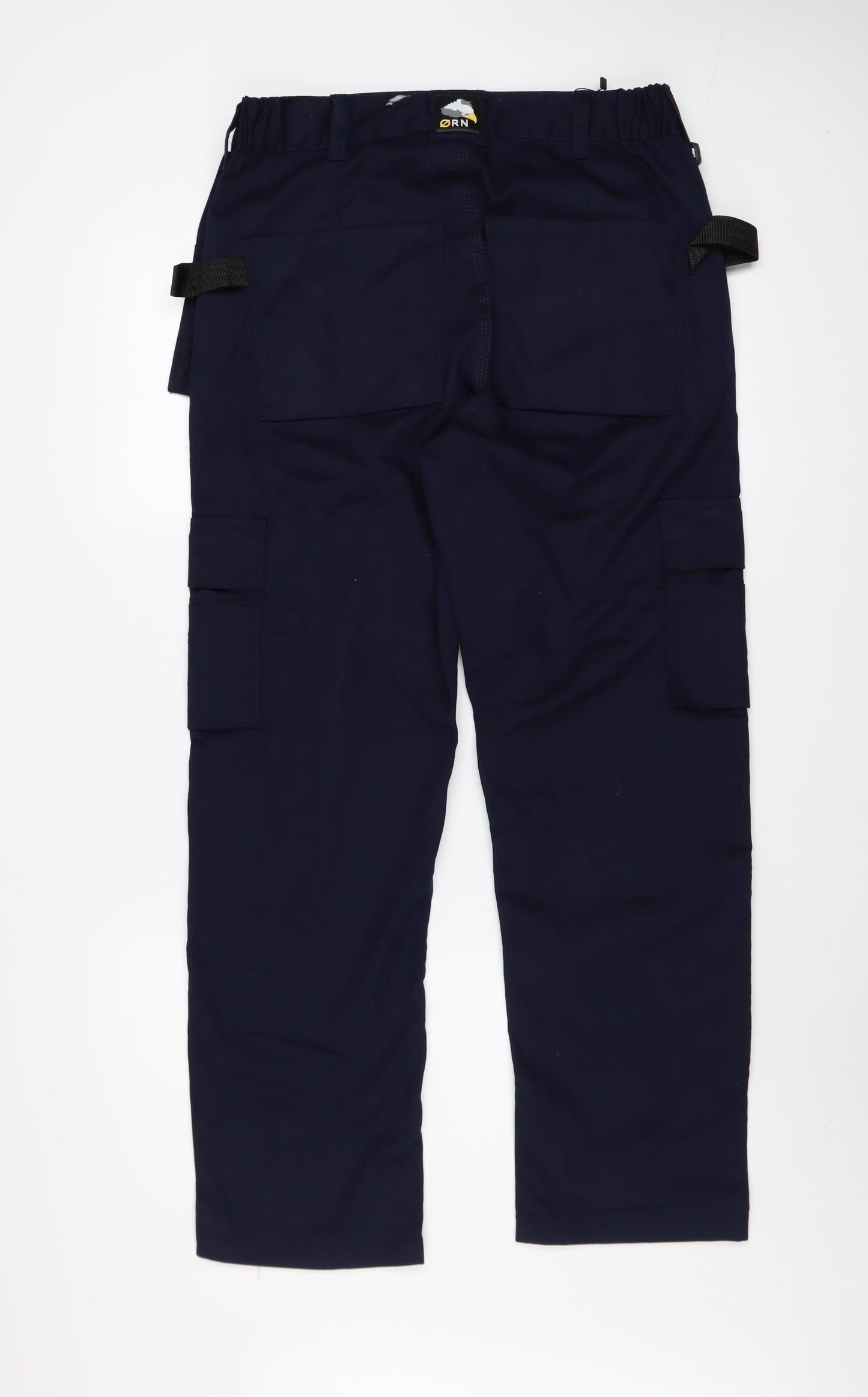 Mens UK Size 30S ORN Regular Fit Cargo Blue Trousers