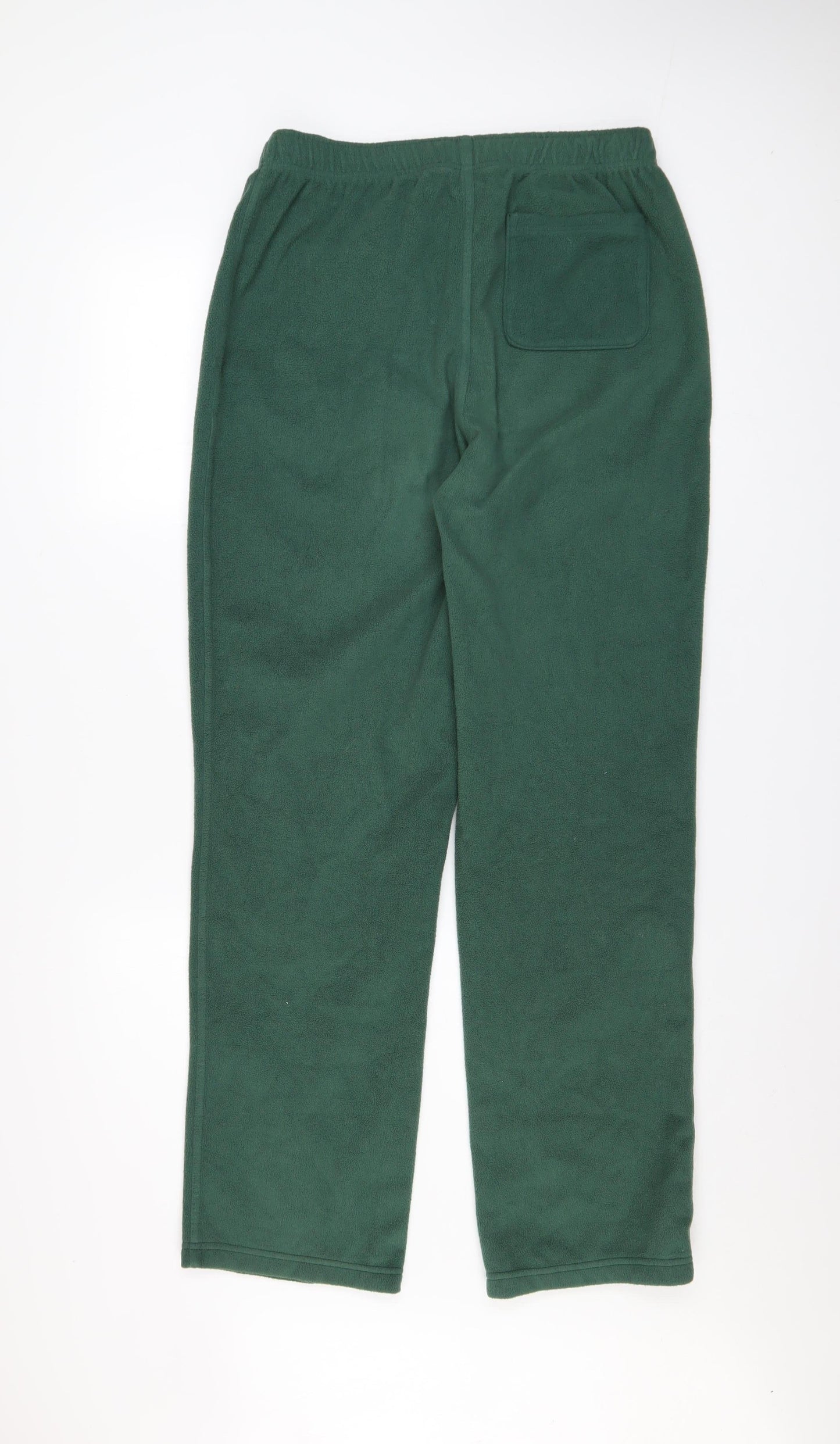 Mens UK Size M Cotton Traders Regular Fit Sweatpants Green Trousers