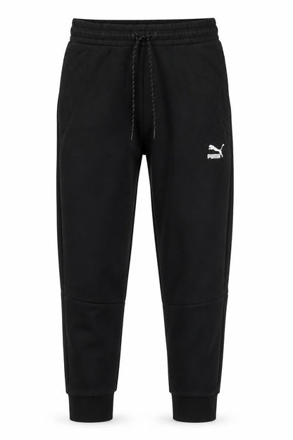 Mens UK Size S PUMA Regular Fit Jogger Black Trousers