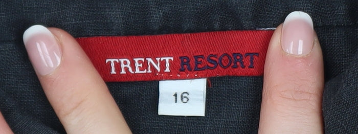 Womens UK Size 16 Trent Resort Shirt Dress