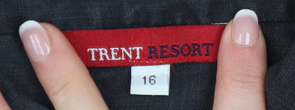 Womens UK Size 16 Trent Resort Shirt Dress