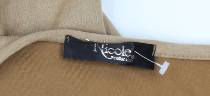 Womens UK Size XL Nicole Collection Beige Basic Jacket