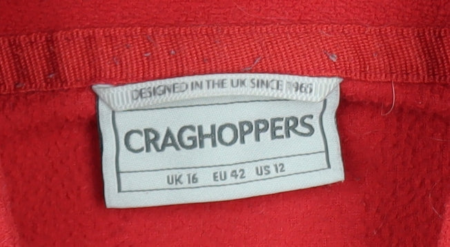 Womens UK Size 16 Craghoppers Red Pullover Sweatshirt