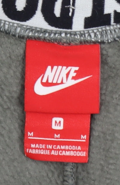 Mens UK Size M Nike Regular Fit Jogger Grey Trousers