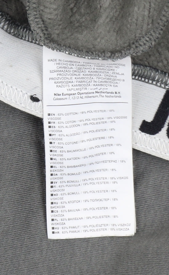 Mens UK Size M Nike Regular Fit Jogger Grey Trousers