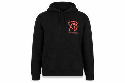Mens UK Size M XO Black Pullover Hoodie