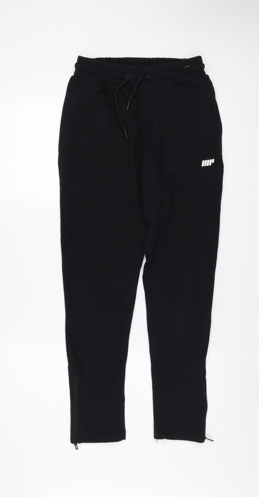 Mens UK Size S Myprotein Slim Fit Jogger Black Trousers
