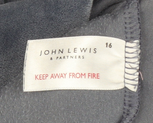 Womens UK Size 16 John Lewis & Partners Blue Pullover Hoodie